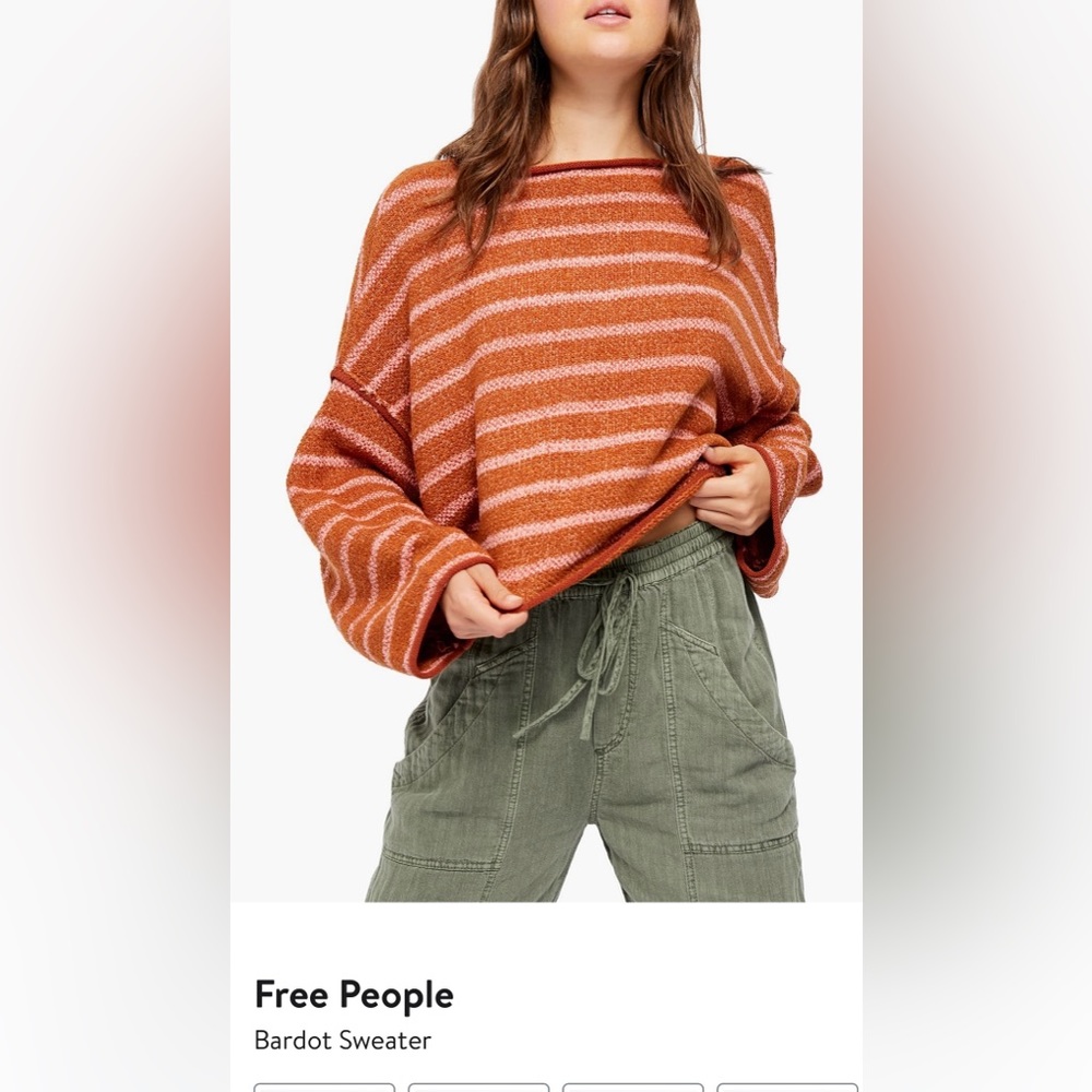Free People Bardot sweater